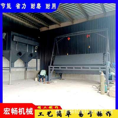200升小型金属除锈滚筒抛光机 去毛刺六角滚筒抛光机石材去棱角研