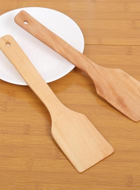 直销新款B068不粘锅木制米饭铲 盛饭用具本色28cm木锅铲