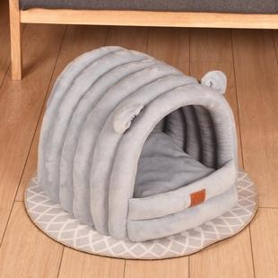 保暖猫别墅小型犬封 直销新款 新款 猫狗适用四季 窝宠物猫屋狗窝冬季
