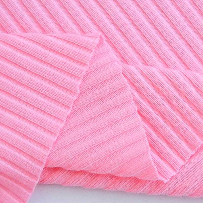 直销新款200g优可丝抽条罗纹 4×3弹力RC小坑条布料多色选择服饰