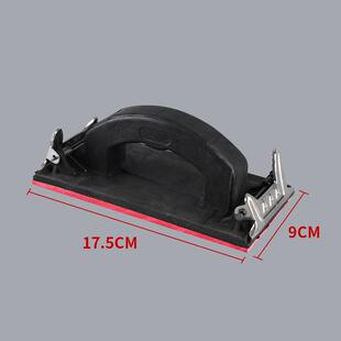 直销新款砂纸架手动砂纸打磨器砂皮架黄海绵沙纸夹砂皮塑料墙板面