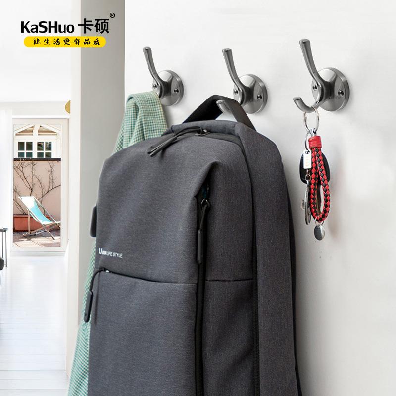 直销新款现代简约房门后挂衣物钩墙壁衣钩厨房创意挂钩浴室毛巾衣