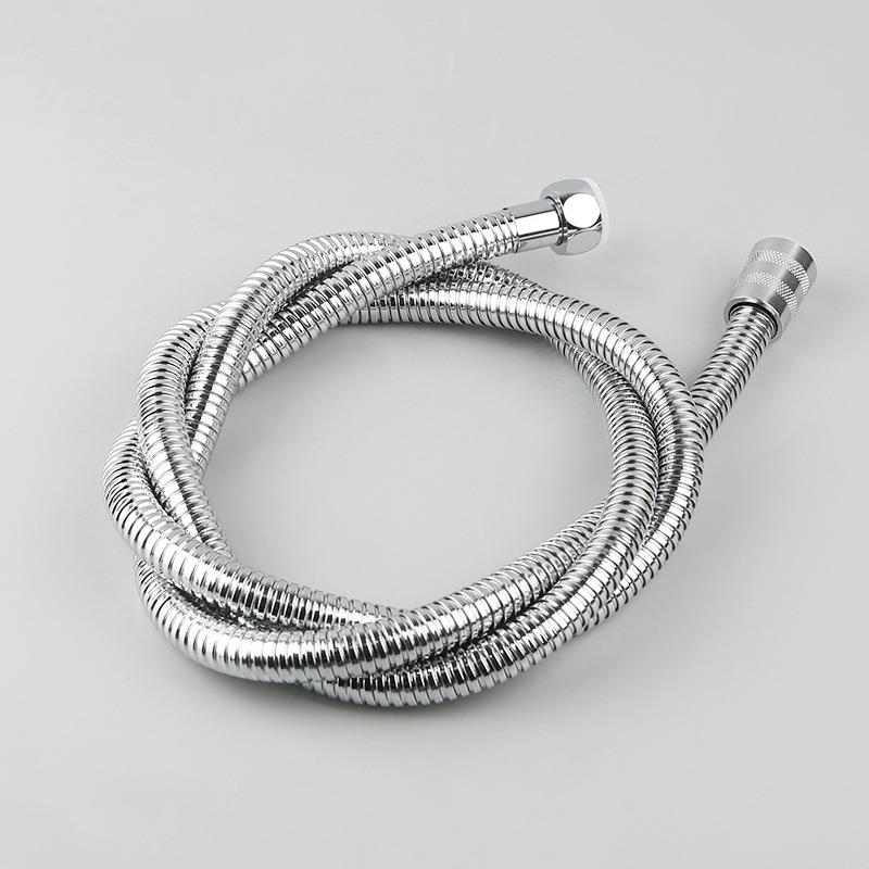 直销新款浴室热水器沐浴水管配件1.5/2米不锈钢电镀淋雨淋浴花洒