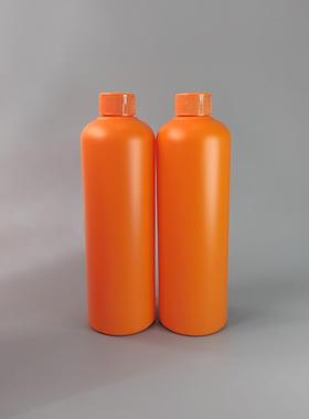 直销新款现货500ml橙色卫生间地漏疏通剂瓶马桶清洁剂瓶瓶管道疏