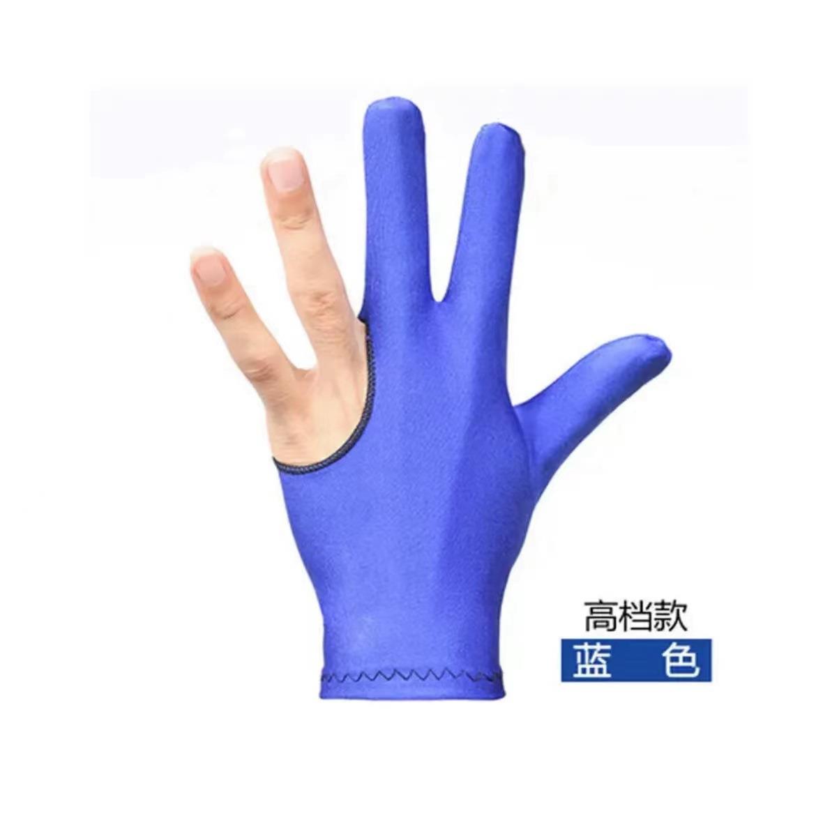 直销新款台球手套桌球房专业透气薄款高档男女左右手三指手套悠悠