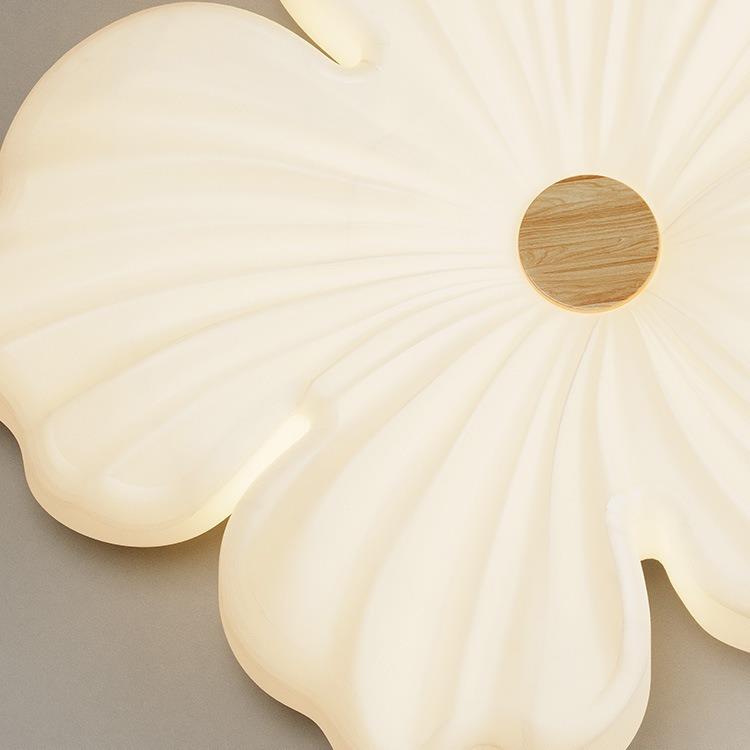 直销新款花朵全光谱护眼客厅吸顶灯奶油风花瓣卧室灯现代简约全屋