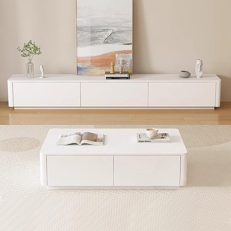 直销新款电视柜简约现代茶几组合客厅家用落地式储物柜小户型实木