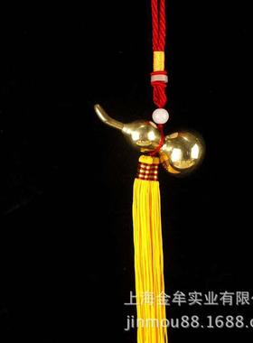 直销新款纯黄铜小葫芦 福禄家居金属摆件工艺品 车挂饰品