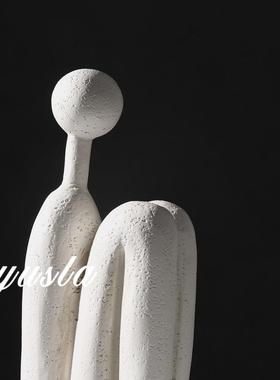 直销新款跨境贸易客厅电视柜简约样板间书挡书立人物餐边柜子软装