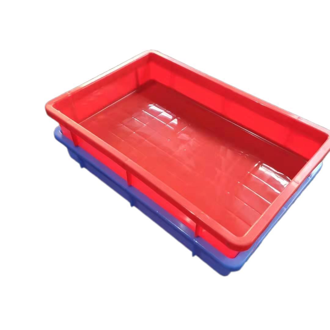 直销新款加厚塑料方盘 工业物料盒长方形周转零件盒 大麦黄粉虫养