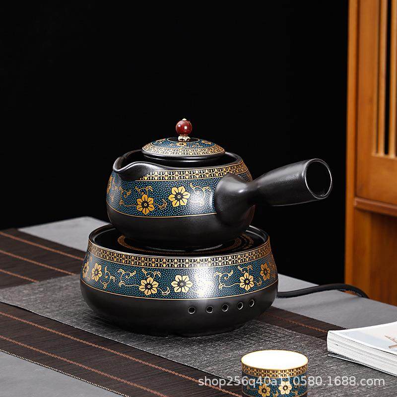 直销新款缠枝莲电陶炉煮茶器家用提梁烧水壶套装普洱泡茶壶中式复,厨房/烹饪用具,冰箱除冰铲,淘宝优惠券,粉丝福利购,淘宝优惠卷