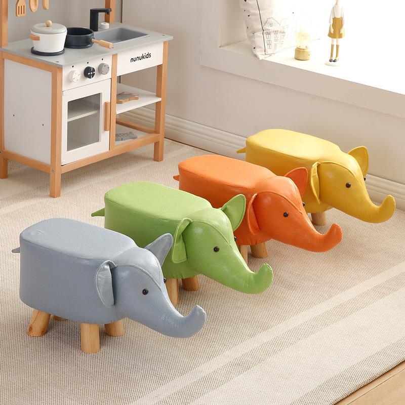 直销新款矮凳家用创意实木矮墩儿童小板凳网红客厅卧室换鞋凳子科