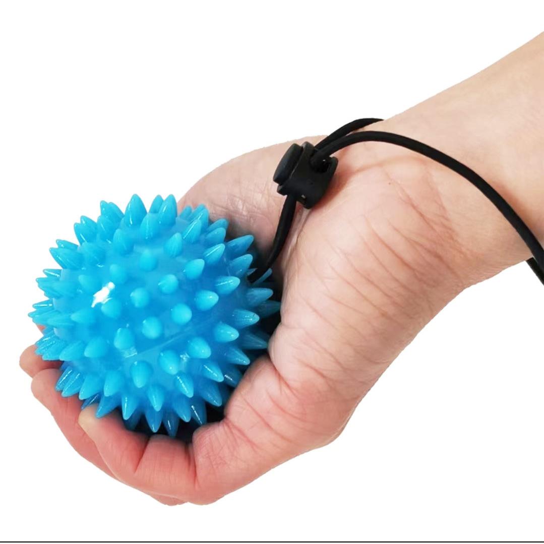 直销新款四指按摩球康复训练老人锻炼器材手部力量分指刺猬型灵活