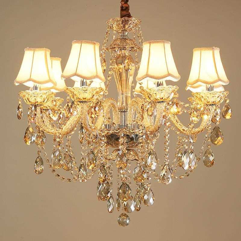 直销新款欧式客厅水晶吊灯简约现代卧室餐厅吊灯家居酒店别墅复式