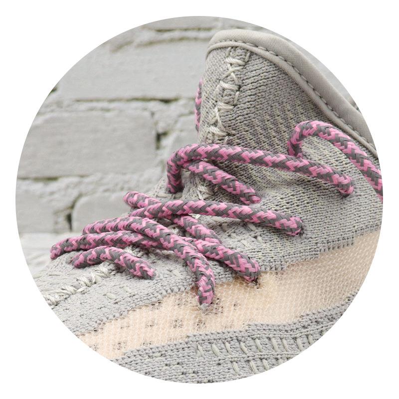 直销新款库洛金鞋带涤纶反光包芯满天星发光yeezy350天使高光高亮