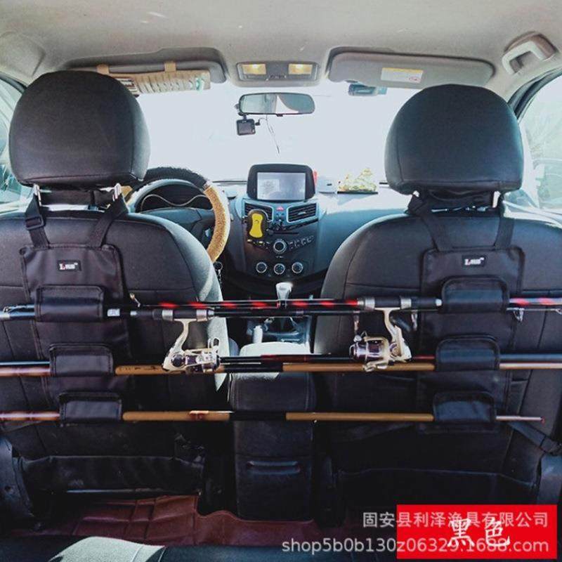 直销新款源头车载路亚鱼竿包便携车内鱼竿收纳架固定架绑杆带垂钓
