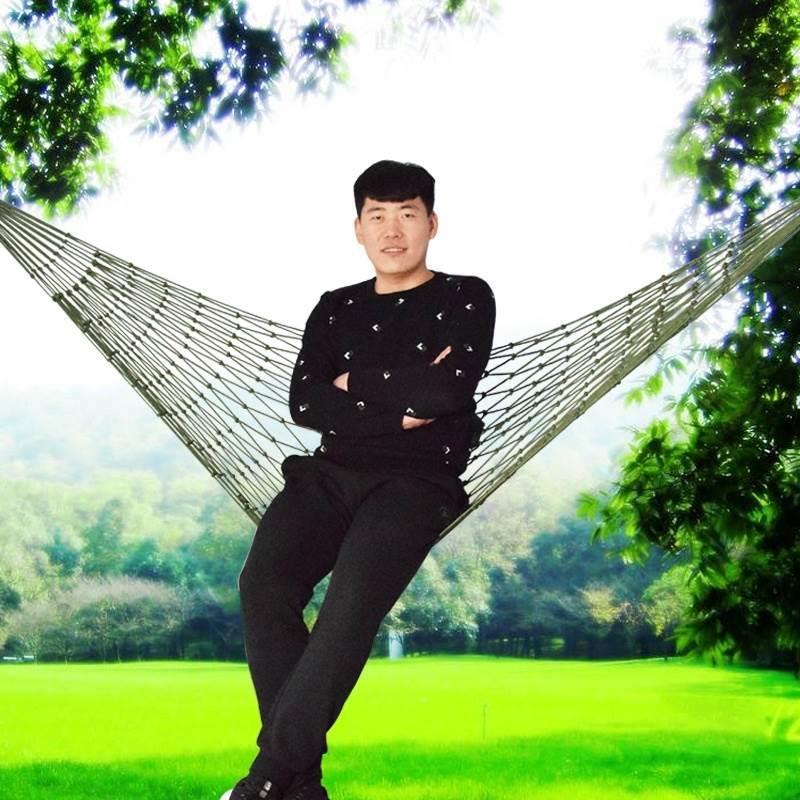 吊加宽户外床床秋千网格网吊床轻自驾游便尼龙绳吊篮实用睡悬L551