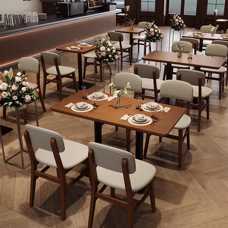 餐厅卡座沙发商用食堂餐饮店糖水铺咖啡厅餐馆饭店火锅店桌椅组合
