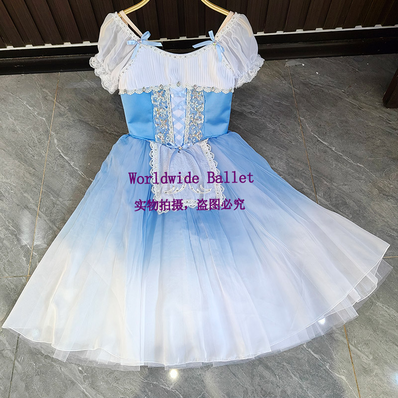 关不住的女儿吉赛尔女变奏芭蕾舞裙演出长裙儿童大人定制比赛服服