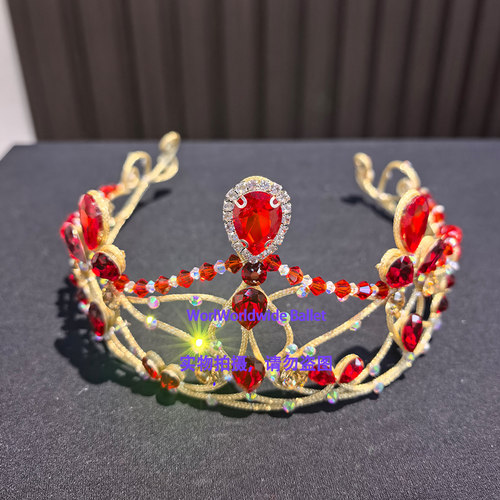 艾斯米拉达芭蕾比赛皇冠发箍