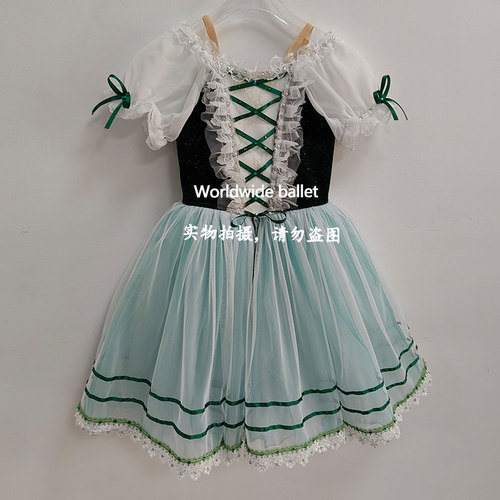 关不住的女儿吉赛尔葛蓓莉亚芭蕾裙大人儿童定制比赛服演出长纱裙