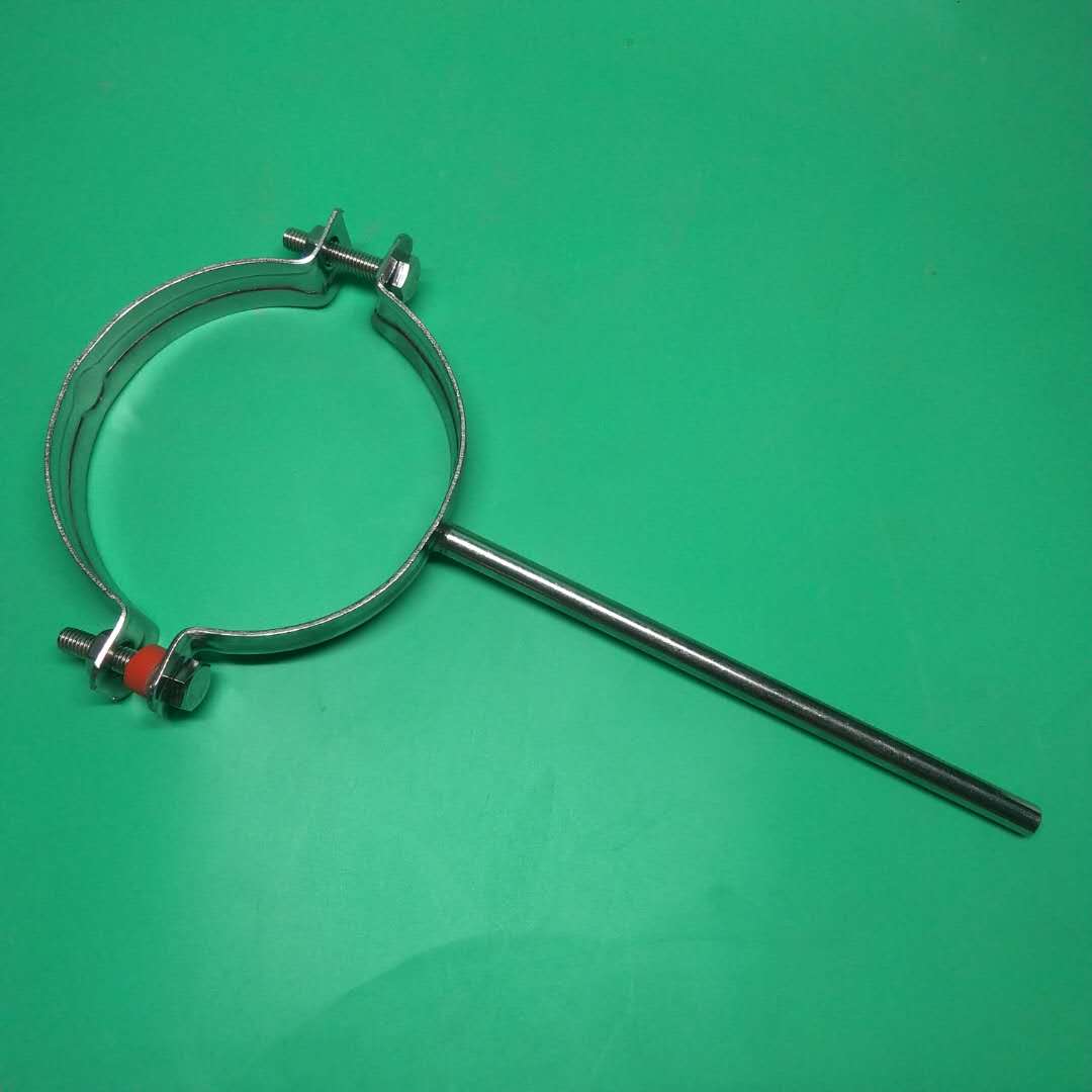 反应器夹具开口反应釜配件卡箍不锈钢夹子烧瓶珐兰夹卡子抱箍颈部