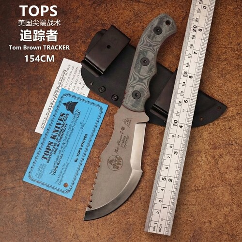 美国进口TomBrownTracker求生刀