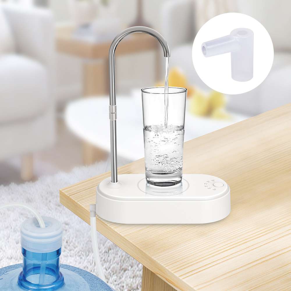 桌面小型饮水机定量出水矿泉水桶装水电动抽水器充电式自动上水器