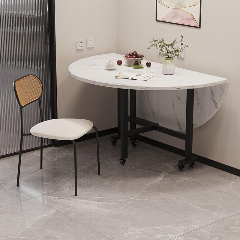 A9L餐桌圆桌折叠家用饭桌酒店圆台餐桌实木颗粒板圆转盘面板吃饭