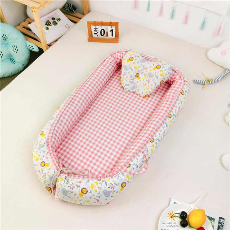 全棉可折叠床中床婴儿床便携式新生儿宝宝仿生多功能床上防压神器