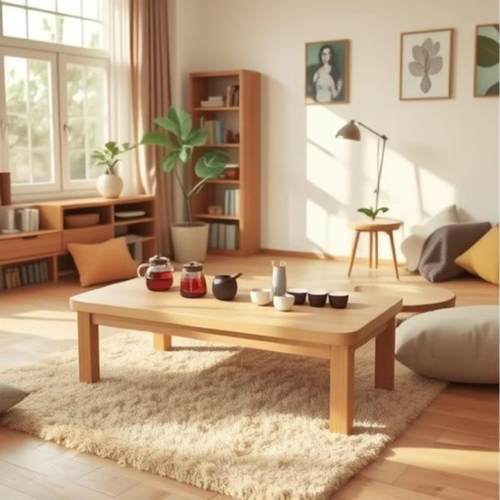 飘窗小桌子电脑矮桌炕桌家用非实木榻榻米茶几折叠桌床上学习书桌