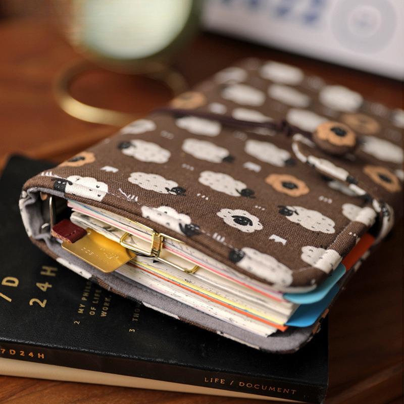 柒鹿手作丨活页手帐本本子可拆卸高颜值手账本感女生可彭锐邮