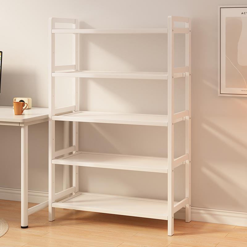 书架置物架落地简易家用多层书桌旁收纳架子靠墙书柜小窄储物新款
