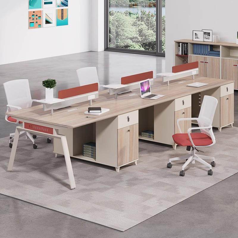 职员办公桌椅简约现代2人4人6人位办公室员工电脑桌屏风工位家具,3C数码配件,USB灯,淘宝优惠券,粉丝福利购,淘宝优惠卷