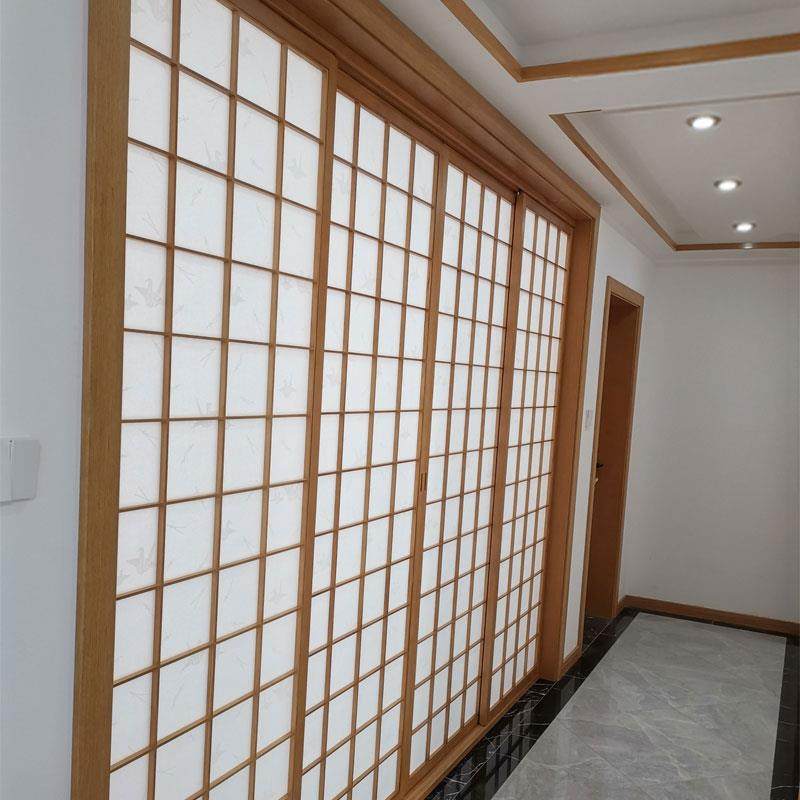 日式格子榻榻米推拉门隔断移门实木花格隔断门屏风格子门