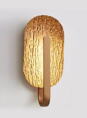 树叶壁灯北欧现代酒店卧室客厅金色黑色白色灯具楼梯过道壁挂灯