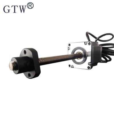 现货57直线丝杆步进电机57外驱式螺杆电机双出轴NEMA23直线电机