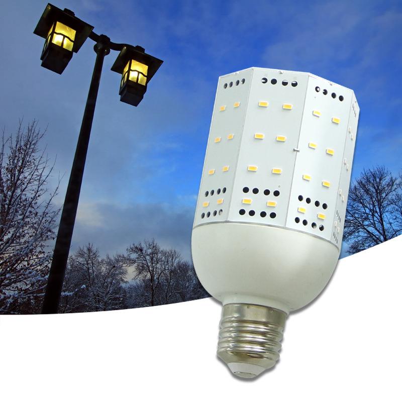 360°发光鳍片玉米灯30W40W50W70W80WLED玉米灯E40大螺口灯泡