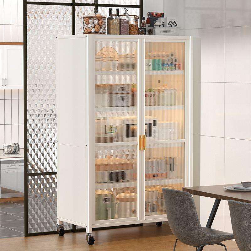 厨房置物架落地多层餐边收纳柜子微波炉烤箱橱柜家用多功能储物柜