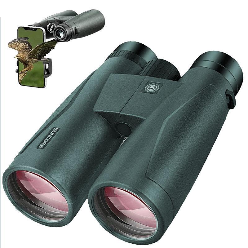 SUNCORE舜光绿色犀牛15x52HD双筒望远镜高倍高清现货