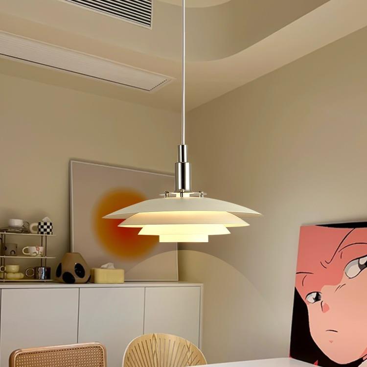 北欧餐厅吊灯丹麦现代简约网红飞碟创意民宿ph5奶油风日式餐桌灯