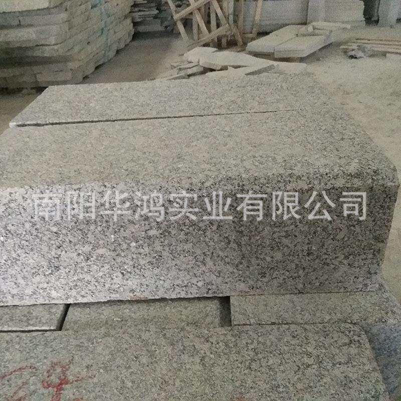 河南芝麻灰光面楼梯珍珠灰火烧面踏步小铁灰室内台阶灰色梯步石材