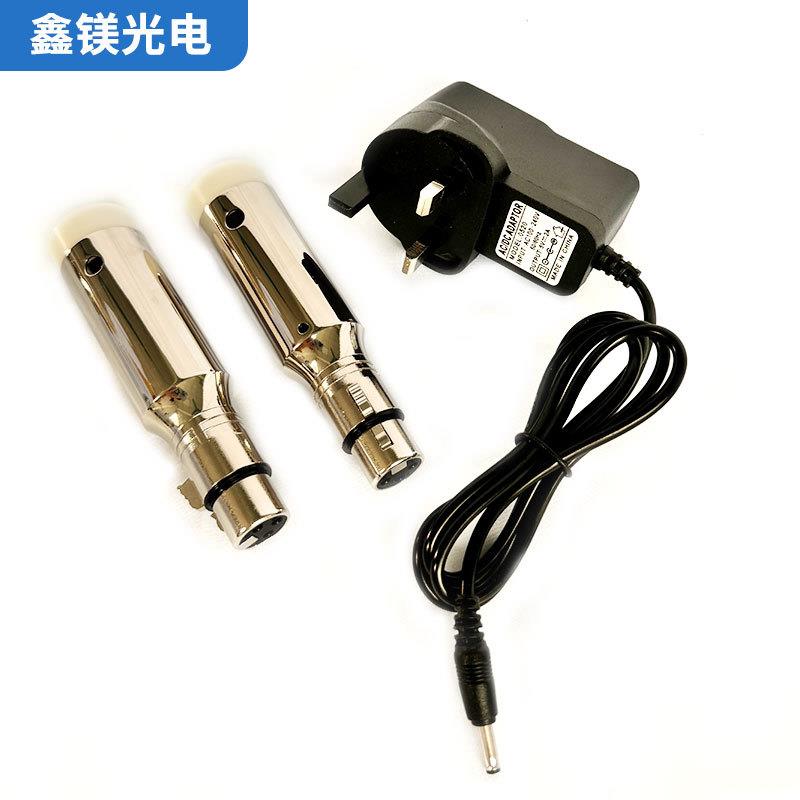 内置电池DMX512充电接收器无线DMX512舞台灯接收器充电连接控制器