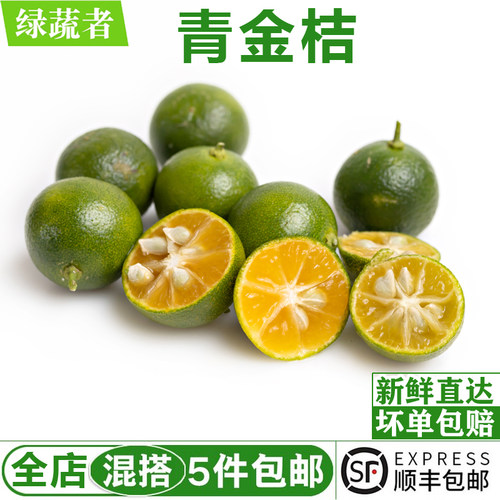 新鲜青金桔500g 海南小青金桔小桔子小柠檬青金橘奶茶店用水果
