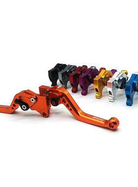 台湾机车福喜100 巧格 鬼火 迅鹰 BWS125改装CNC手拉杆煞车牛角