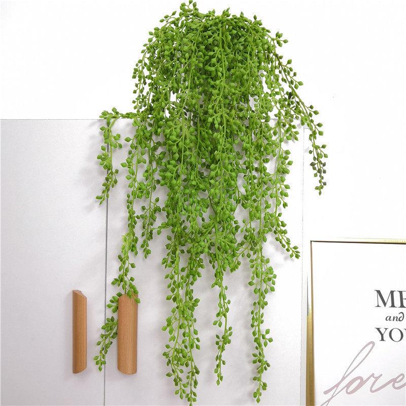 情人泪相思豆5叉百万心仿真多肉植物假花藤蔓吊兰藤条装饰品壁挂