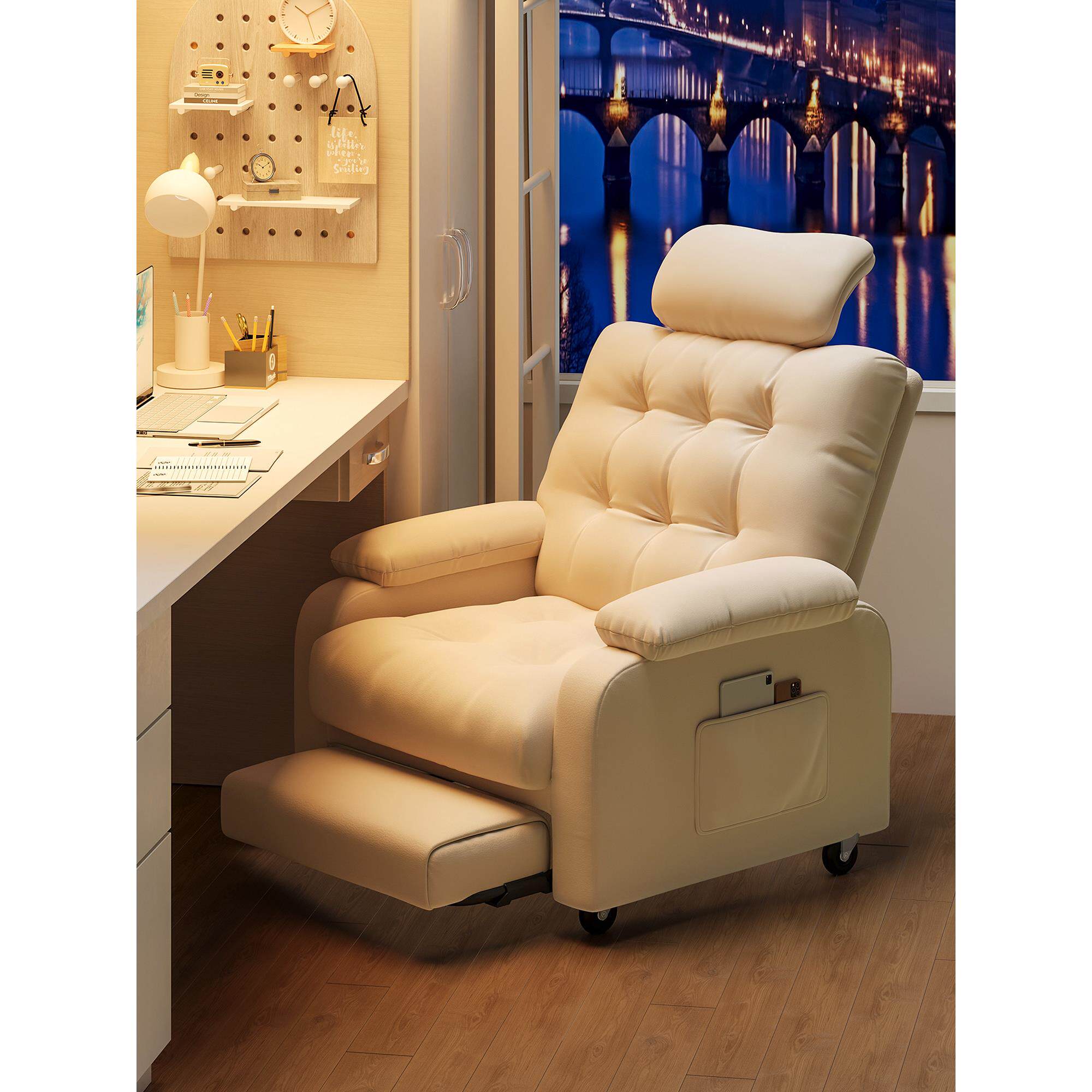 懒人沙发可躺可睡家用卧室电脑椅单人沙发椅大学生宿舍椅子靠背椅