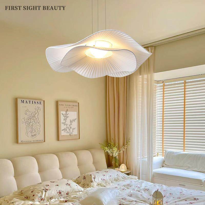 诧寂风中古草帽卧室吊灯简约现代创意艺术荷叶设计师服装店餐厅灯,家装灯饰光源,卧室/书房吊灯,淘宝优惠券,粉丝福利购,淘宝优惠卷