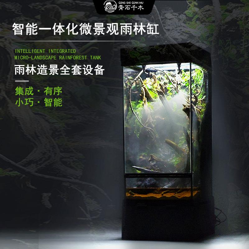 小型雨林缸雨林灯造景套餐全套智能控制系统生态缸微景观桌面简洁