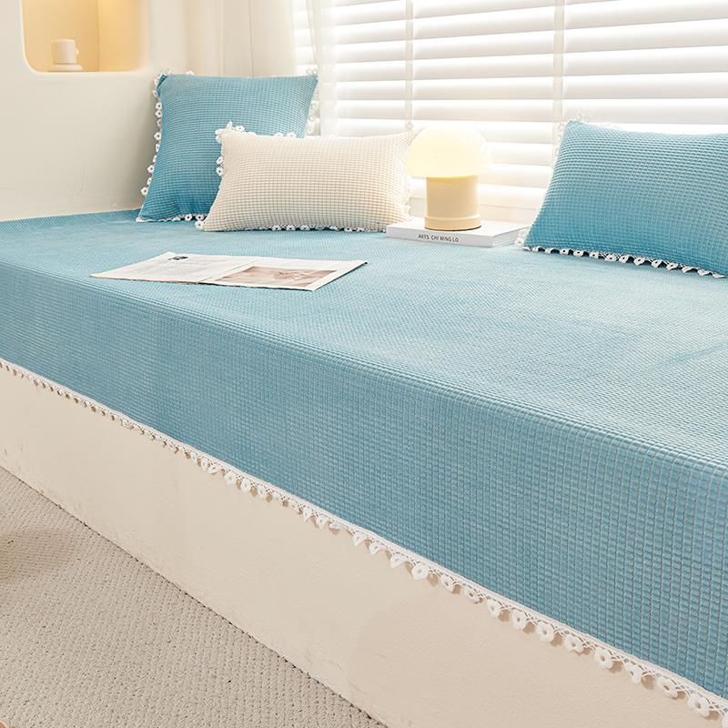 2024新款网红窗台垫子飘窗垫四季通用盖布阳台垫薄款套罩主卧定做